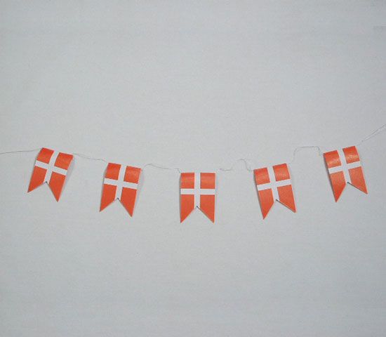 Flag Garland Denmark