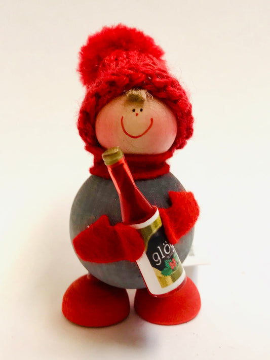 Tonttu with Glog Bottle