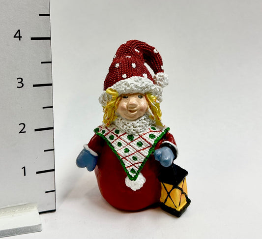 Tomtemor with Lanternceramic 4inch