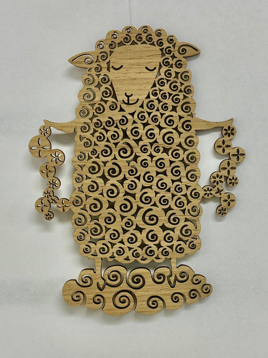 OrnWoodLaser SheepEtno Design_Lithuania